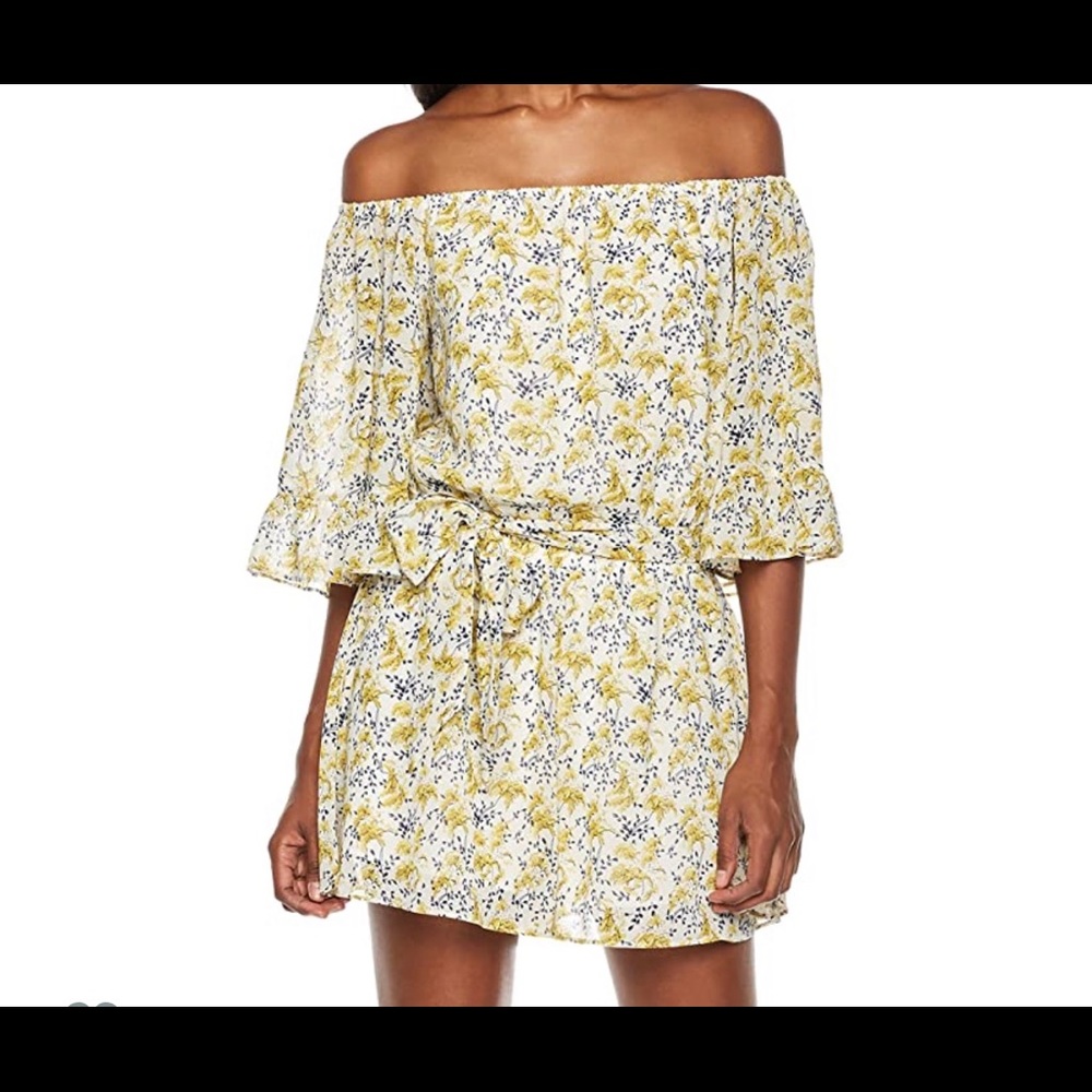 Off-Shoulder Romper with Ruffle Sleeves